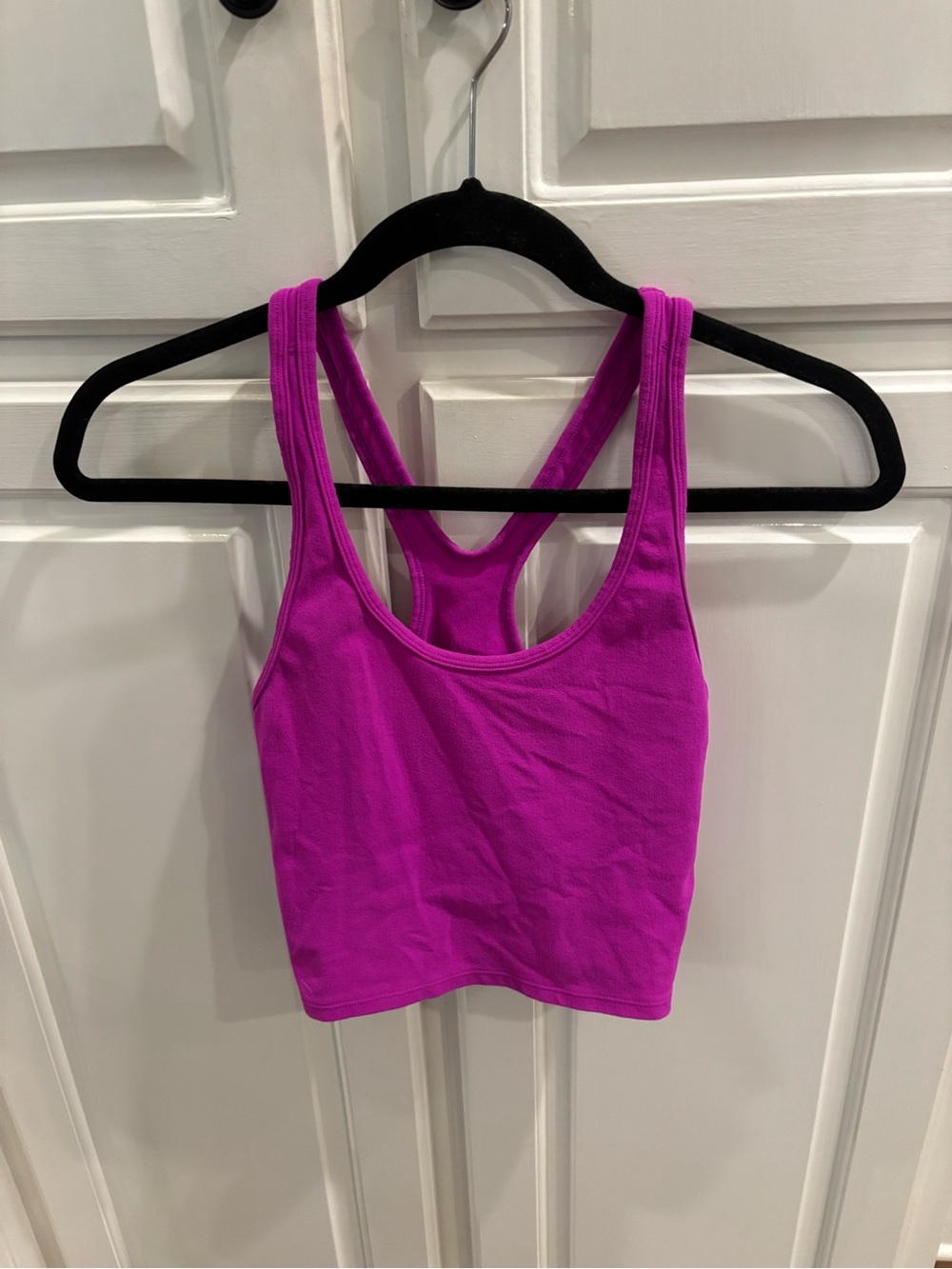 Fabletics Magenta Racerback Tank Top